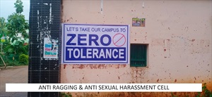 ZERO TOLERANCE AWARNESS AGAINST RAGGING AND SEXUAL HARASSMEN IN COLLEGE CAMPUS